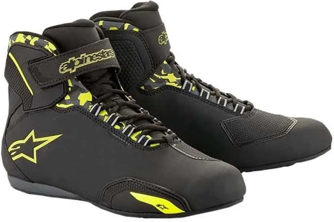 Alpinestars Sektor Laarzen - Zwart/Geel - Maat 10.5
