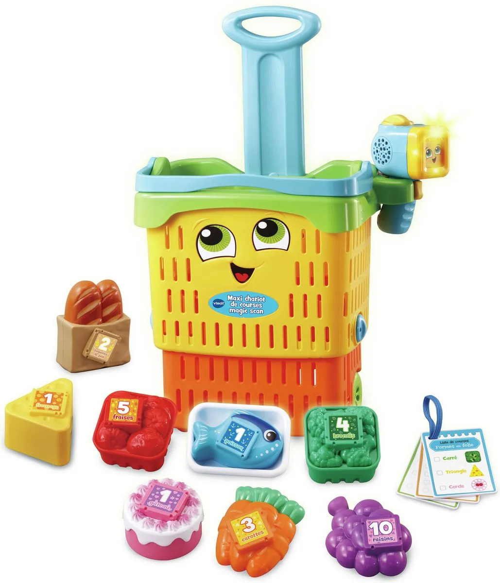 VTech Maxi Chariot de Courses Magic Scan 80-614205
