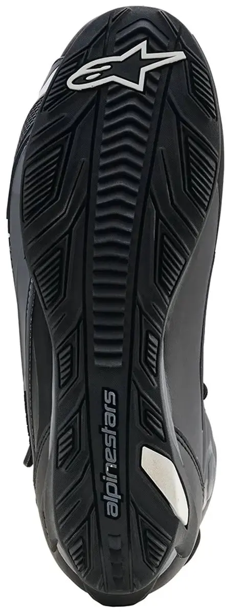 Alpinestars Faster 4 Drystar Motorschapschoenen - Zwart/wit/grijs