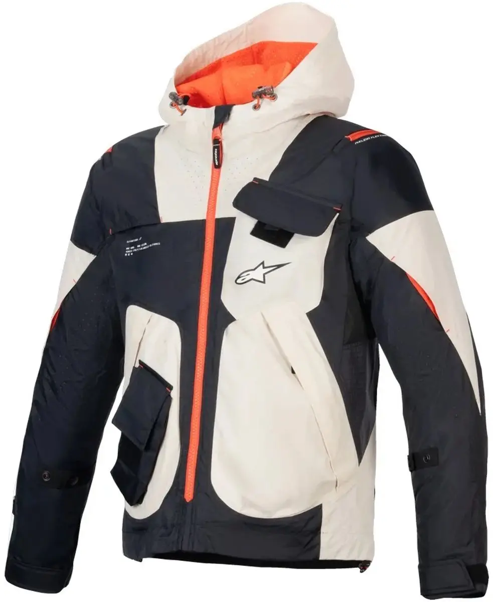 Alpinestars Mogress Air Motorjas - Maat M - Zwart/Almond/Hot Orange