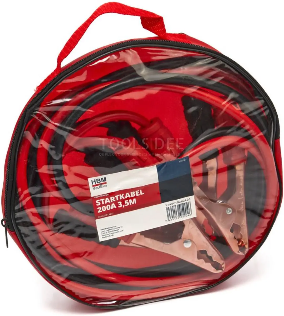 HBM Startkabel 200A 3,5m 24V - Rood/Koper/Zwart - afbeelding 2 van 3