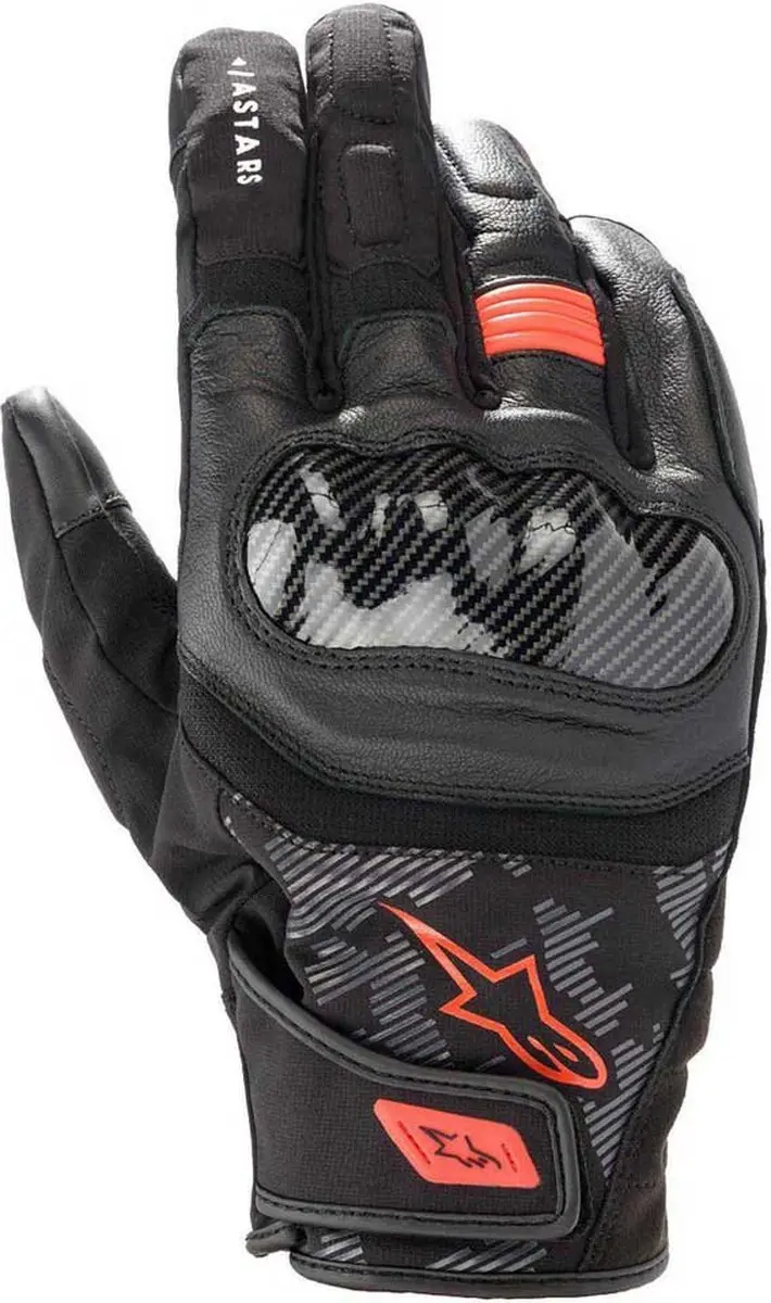 Alpinestars SMX Z Drystar Handschoen - Maat M - Zwart/Rood/Fluo