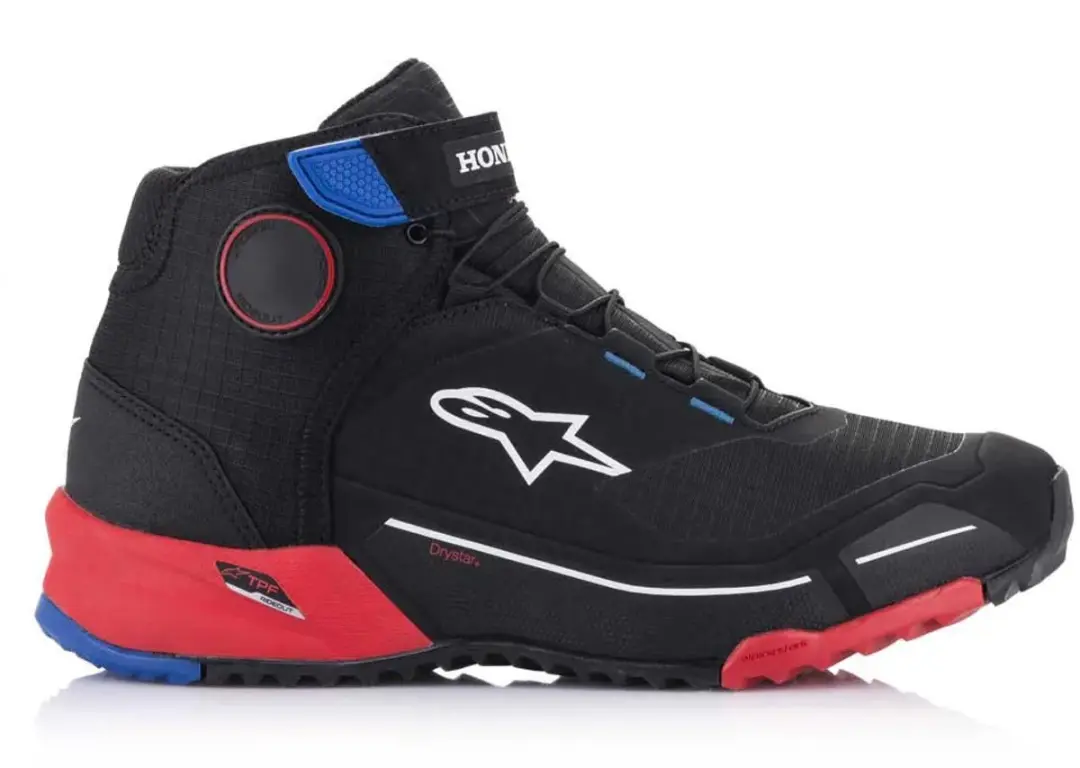 Alpinestars Honda Cr-X Drystar Rijdschoenen - Zwart/Blauw/Rood