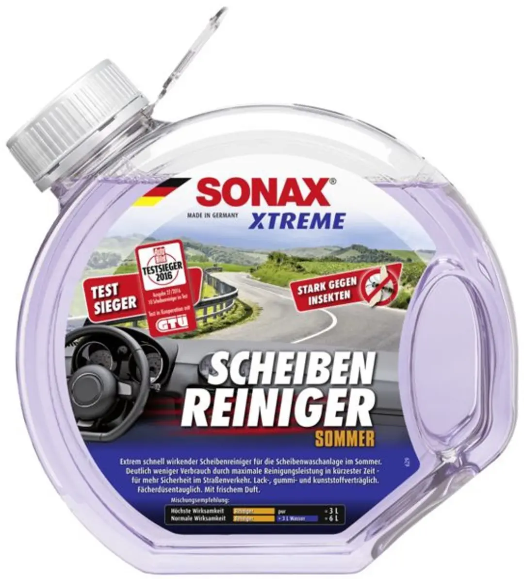 Sonax Glazenwasser Xtreme 3L