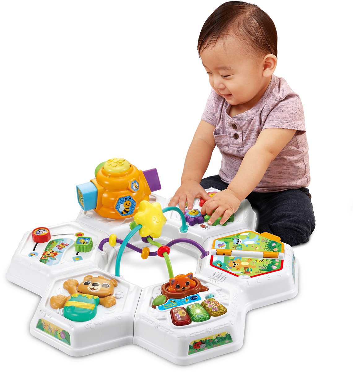 VTech bezige bij speeltafel interactief speelgoed voor peuters.