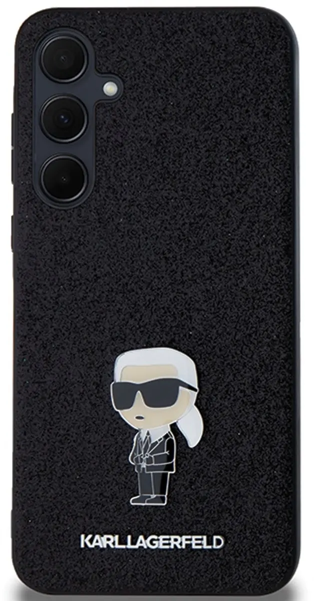 Karl Lagerfeld Samsung Galaxy A55 Hardcase - Zwart