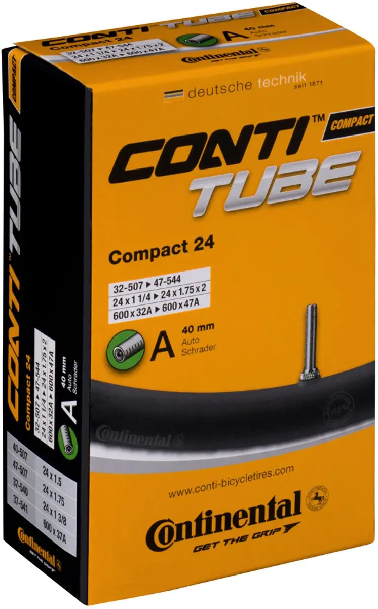 Continental Binnenband 24" 32-507/47-544 - Zwart