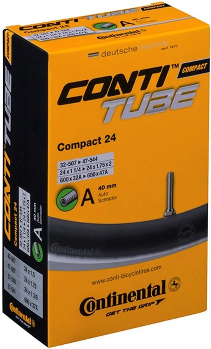 Continental Binnenband 24" 32-507/47-544 - Zwart - afbeelding 6 van 6