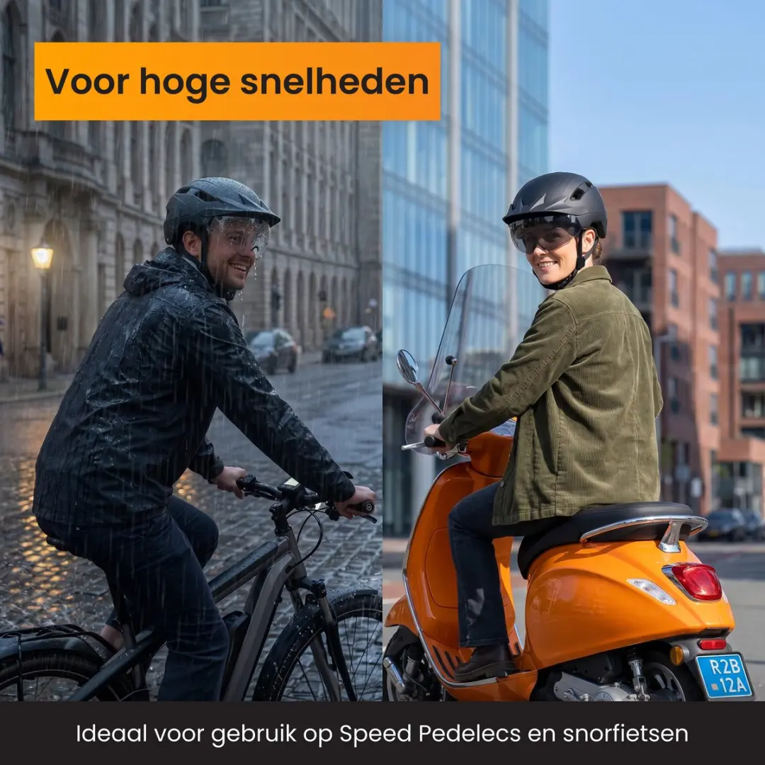R2B Speed Pedelec Helm S - 51-55cm - Zwart