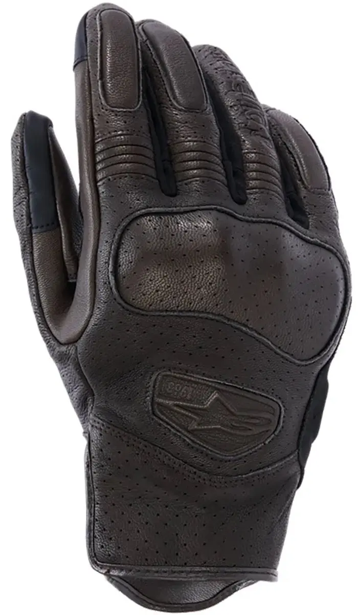 Alpinestars Mustang V3 Motorhandschoenen XL - Zwart/bruin