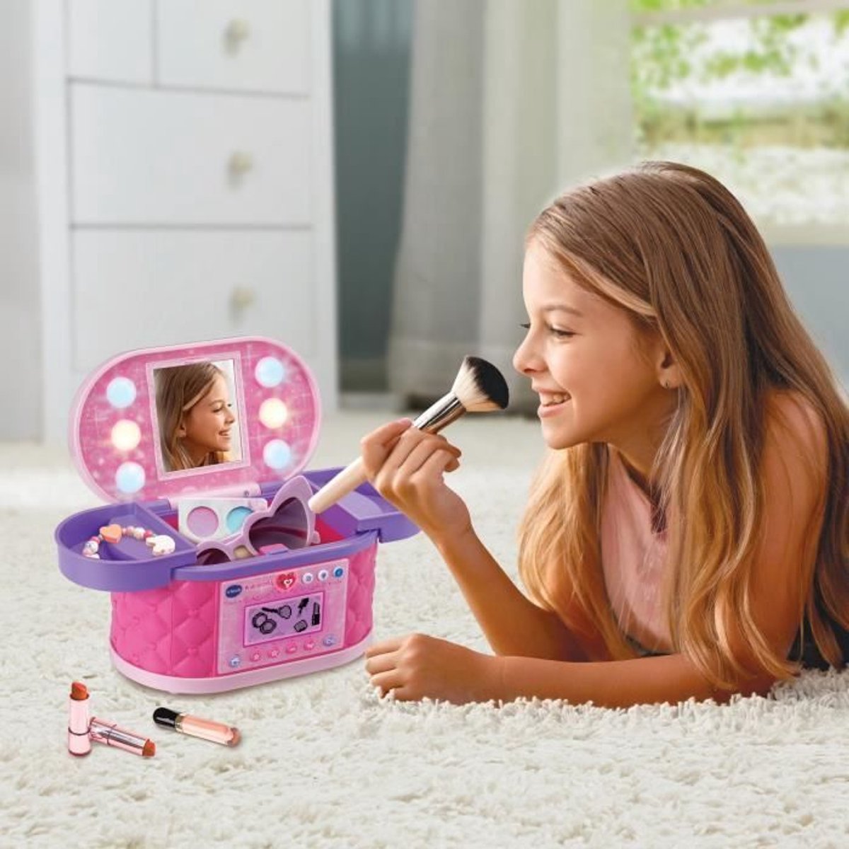 VTECH - KIDISECRETS - MIJN MAGISCHE BEAUTYCASE - Roze