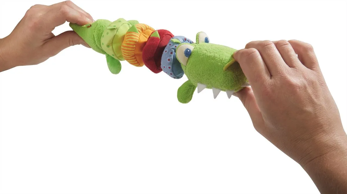 Haba Bromfiguur Krokodil Junior 19x8cm - Groen