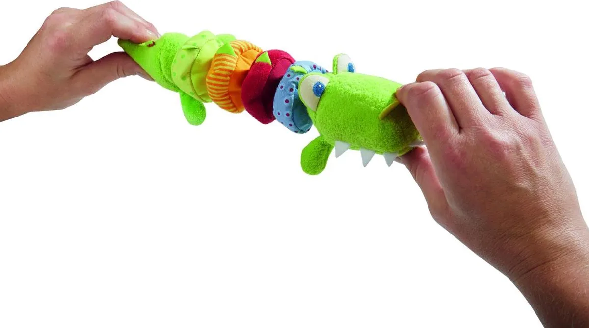 Haba Bromfiguur Krokodil Junior 19x8cm - Groen