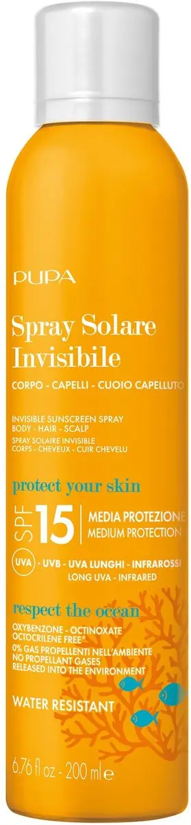 Pupa Invisible Sunscreen Spray SPF 15