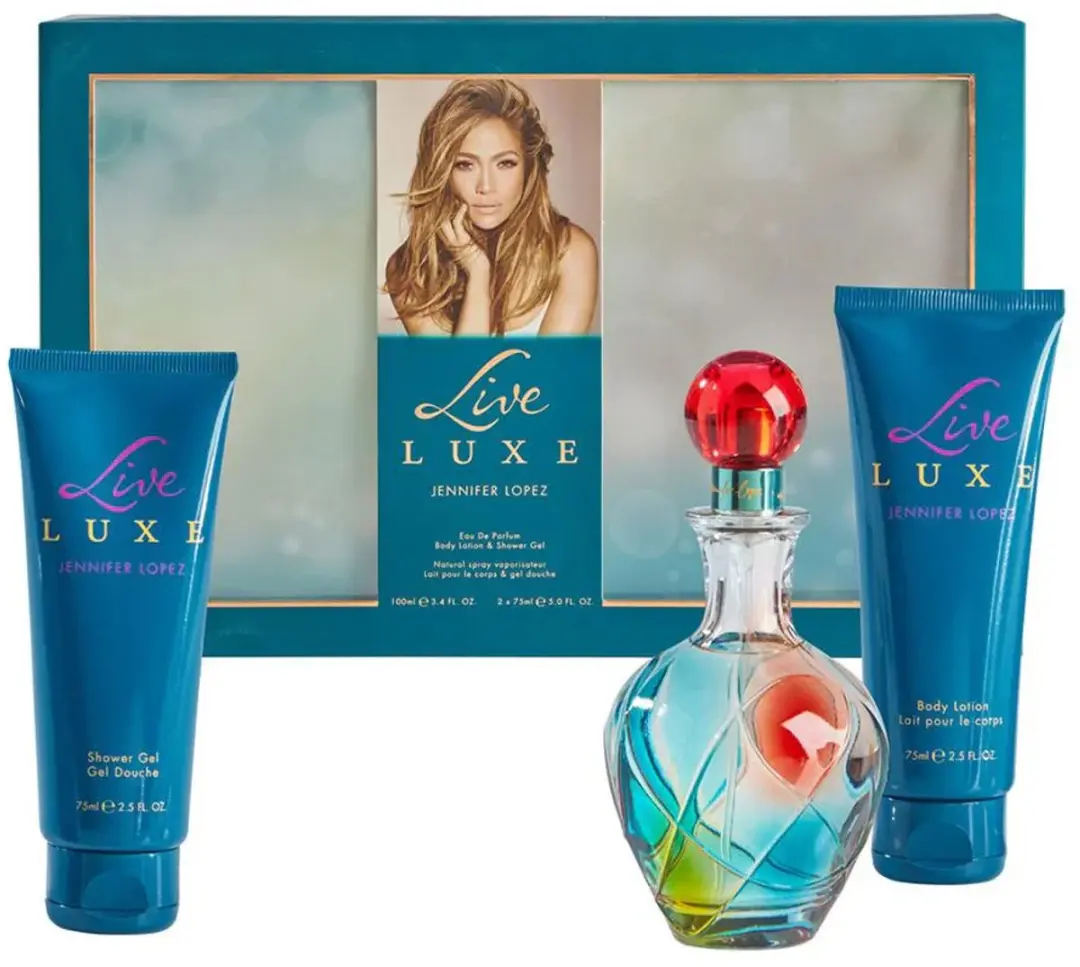 Jennifer Lopez Set Live Luxe Eau de Parfum 100ml - Bodylotion & Douchegel 75ml