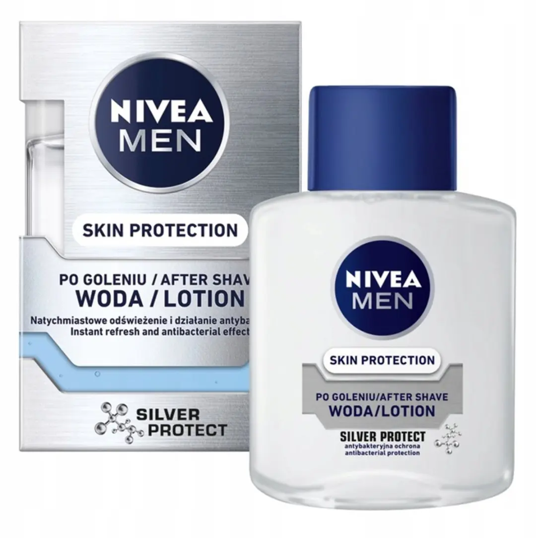 NIVEA Men Silver Protect Aftershave 100ml - Kamille
