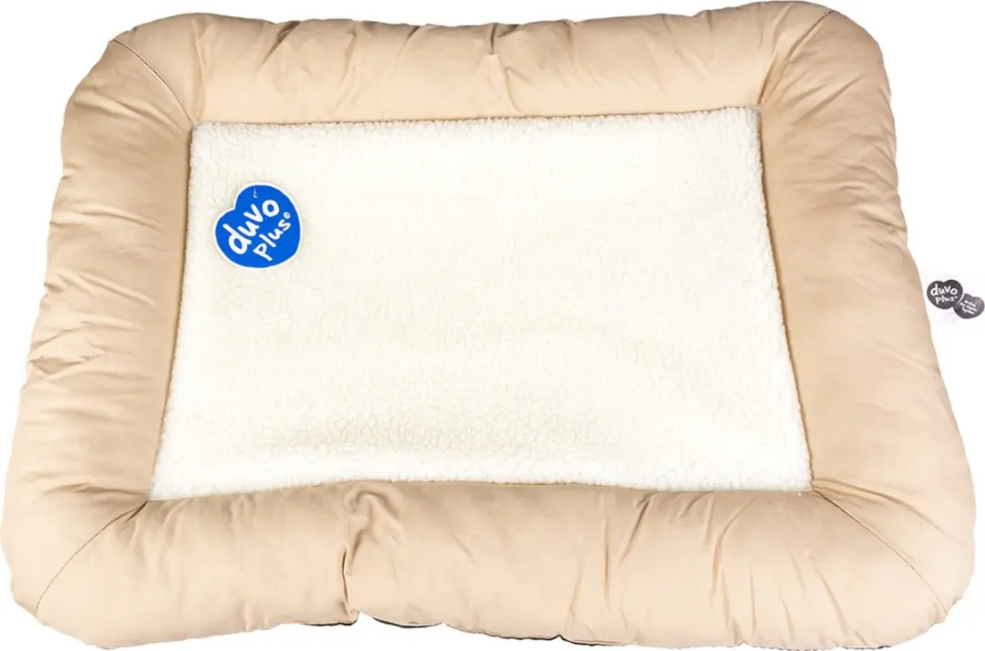 Duvo Benchkussen Schapenvacht Beige 119x72cm