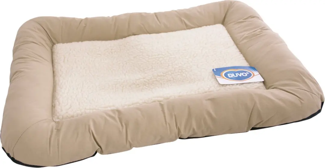 Duvo Benchkussen Schapenvacht Beige 119x72cm