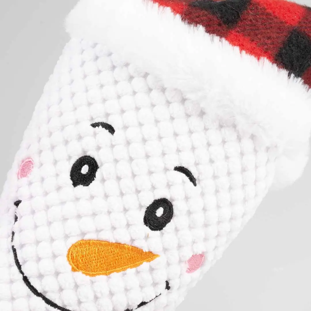 Duvo+ Xmas Lange Sneeuwman - Wit/Rood/Groen