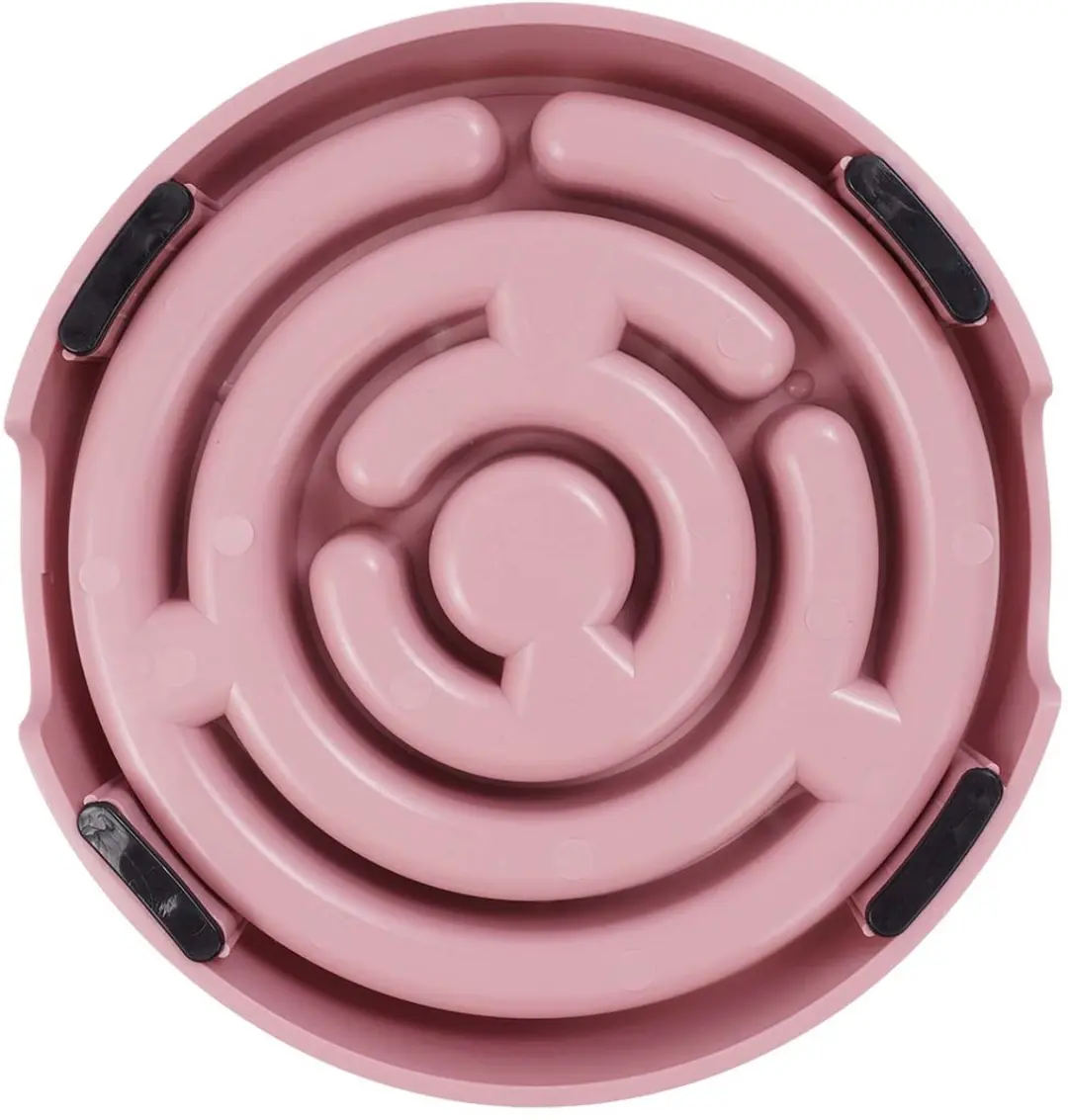 Duvo+ Anti-schrok Voerbak Ring Roze M - 600ml