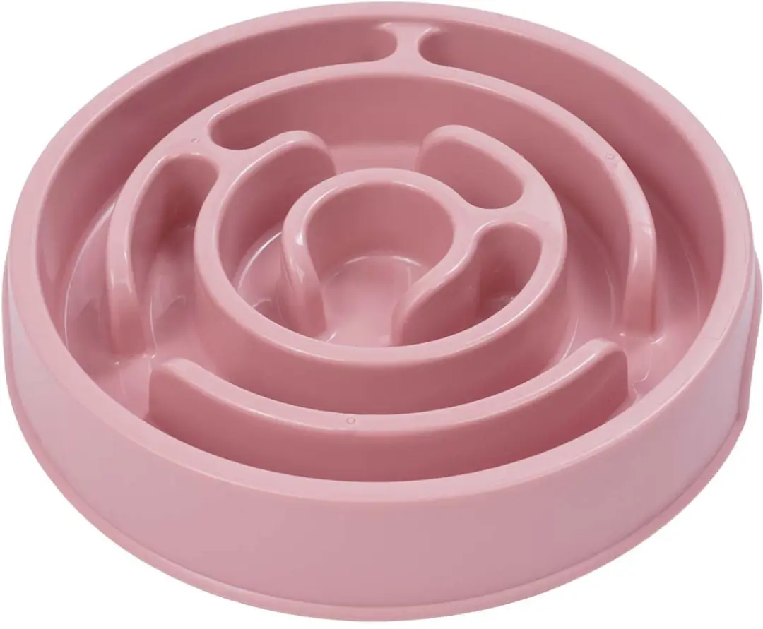 Duvo+ Anti-schrok Voerbak Ring Roze M - 600ml