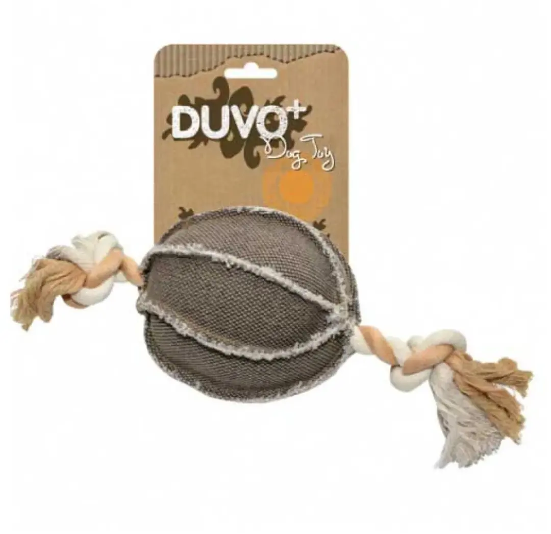 Duvo+ Canvas Bal met Touw - Multicolor