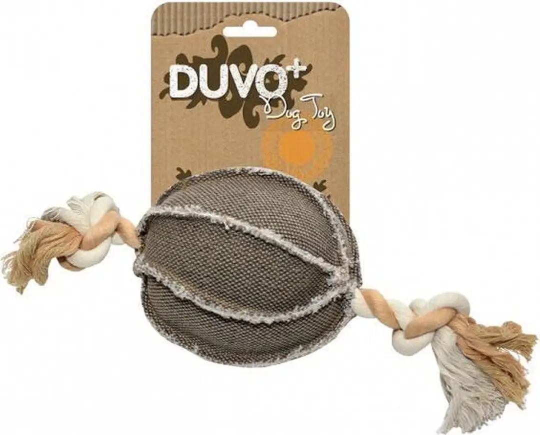 Duvo+ Canvas Bal met Touw - Multicolor