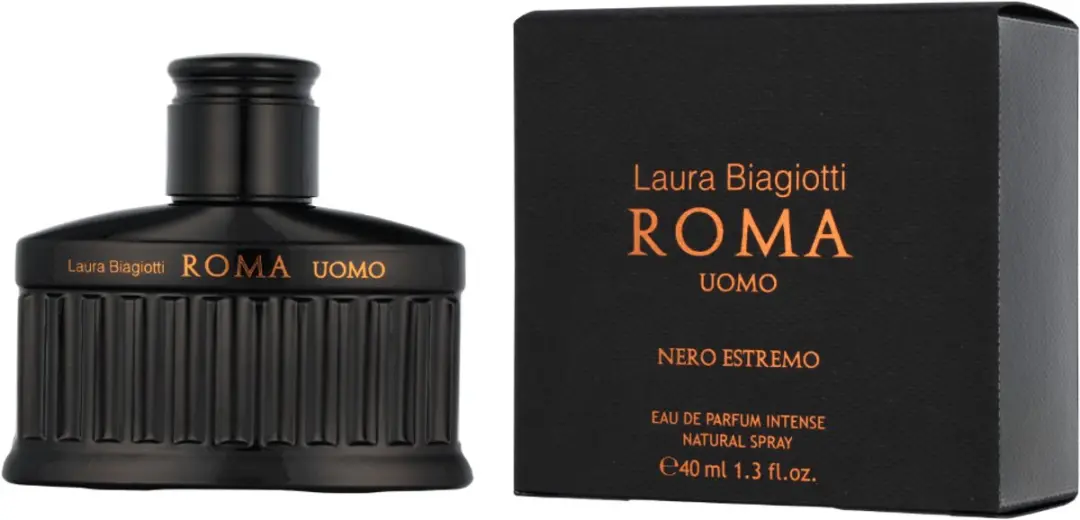 Laura Biagiotti Roma Uomo Nero Estremo Eau de Parfum 40ml - afbeelding 6 van 6