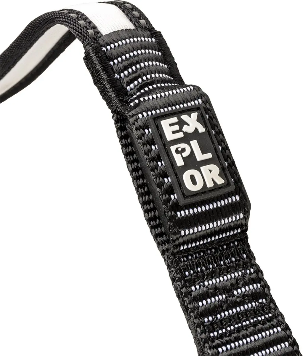 DuvoPlus Explor Forest Halsband Nylon M - 41-49cm/14mm Groen