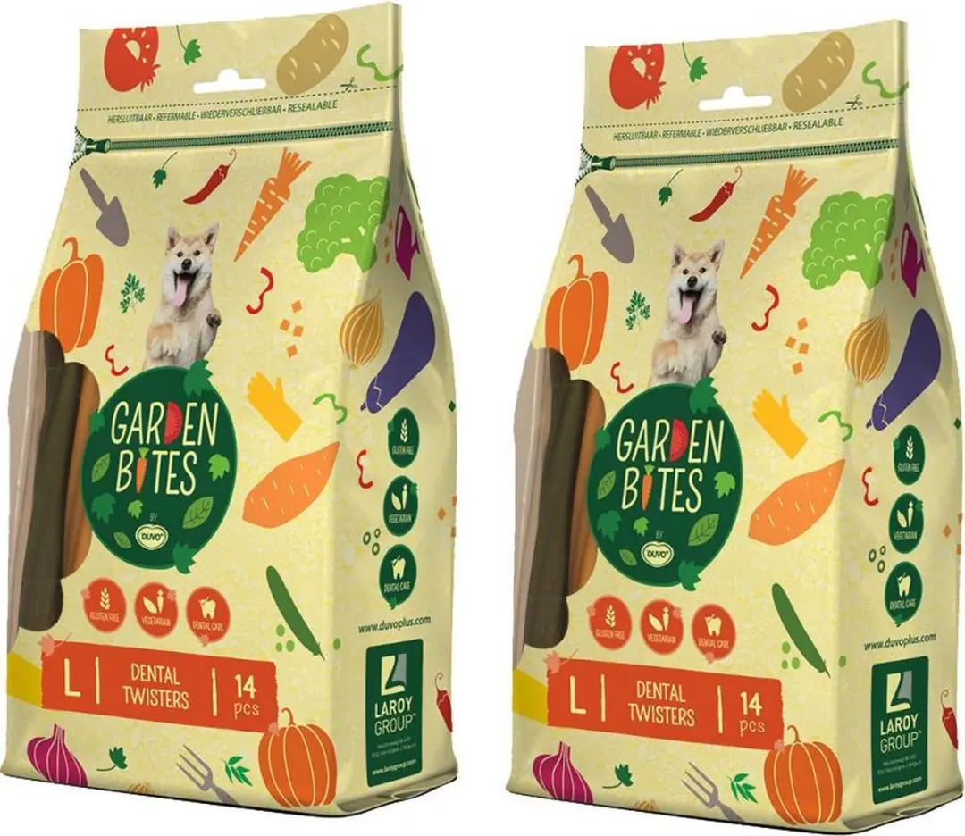 Duvo Garden Bites Dental Twisters Hondensnack