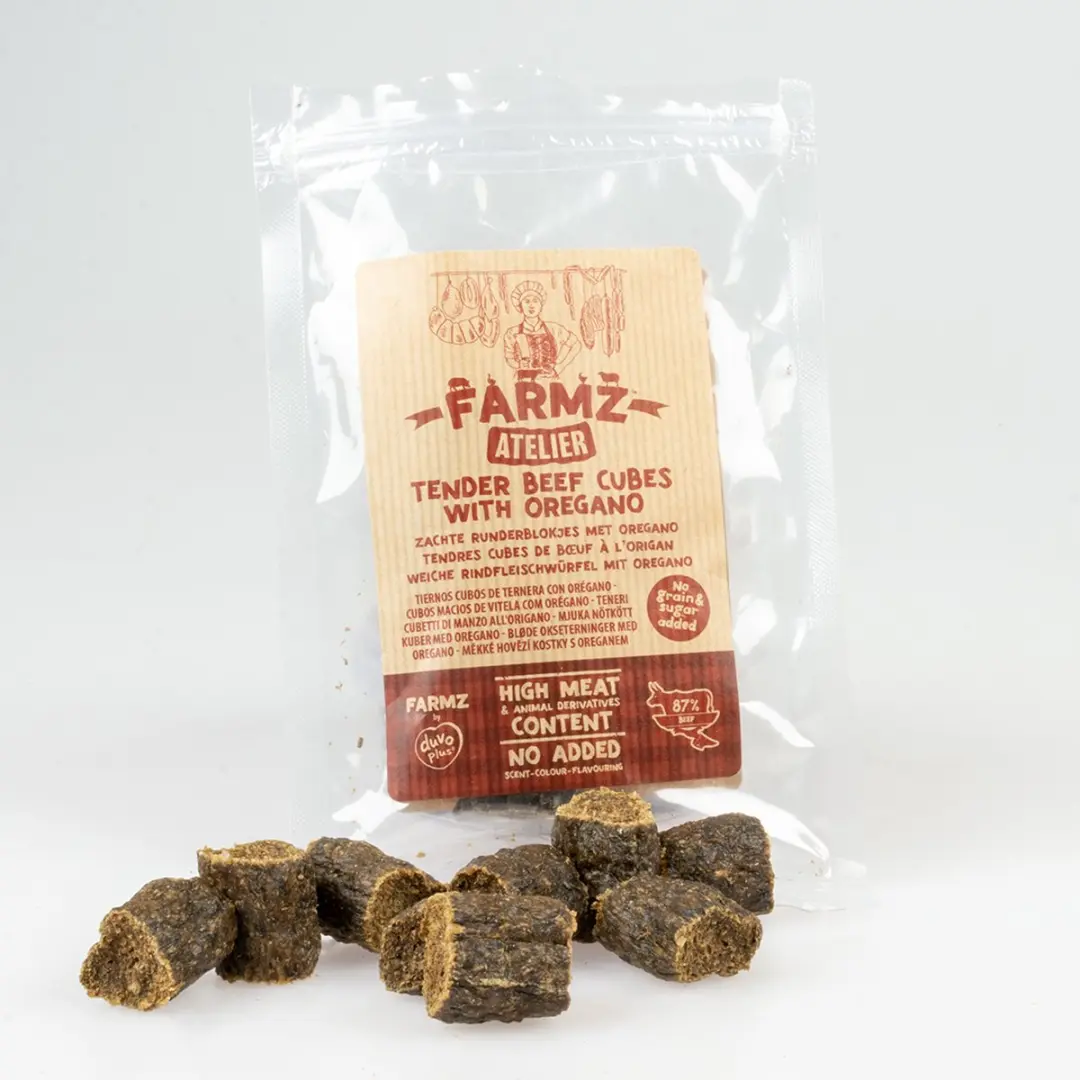 Duvo Duvoplus Farmz Atelier Zachte Runderblokjes 100g