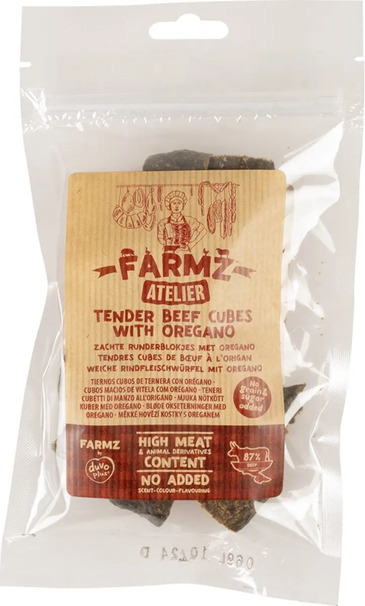 Duvo Duvoplus Farmz Atelier Zachte Runderblokjes 100g