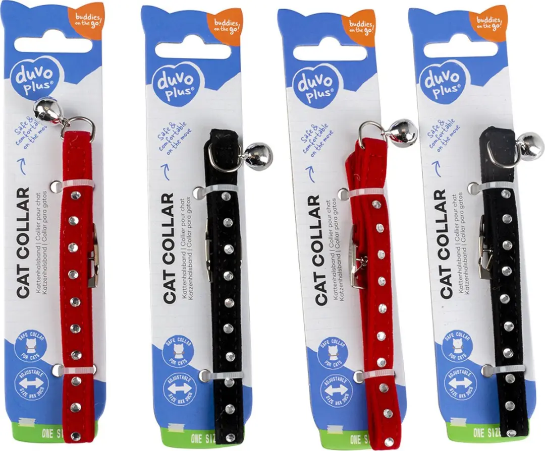 DuvoPlus Kattenhalsband Diamanten 20-30cm