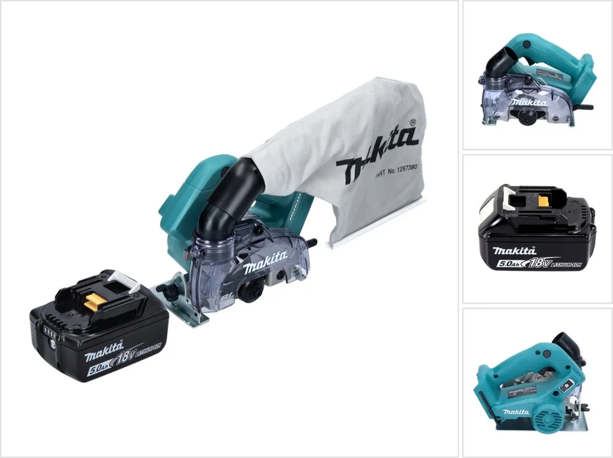 Makita DCC 500 T1 Accu-Diamantslijper 18V 125mm