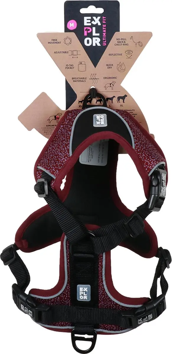 Duvo Duvoplus Ultimate Fit No-pull Harnas - M Plum Purple