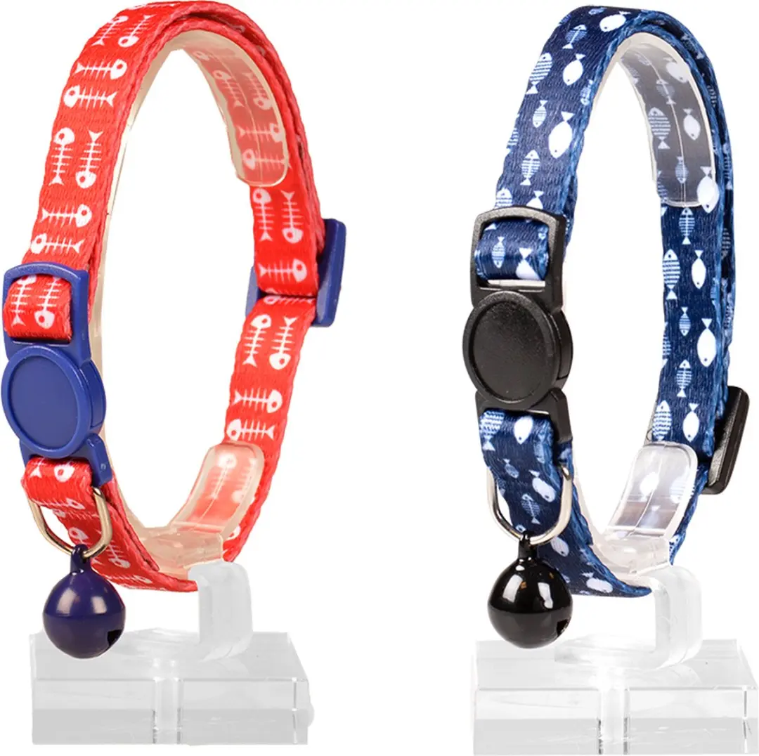 DuvoPlus Kattenhalsband Visgraat 3