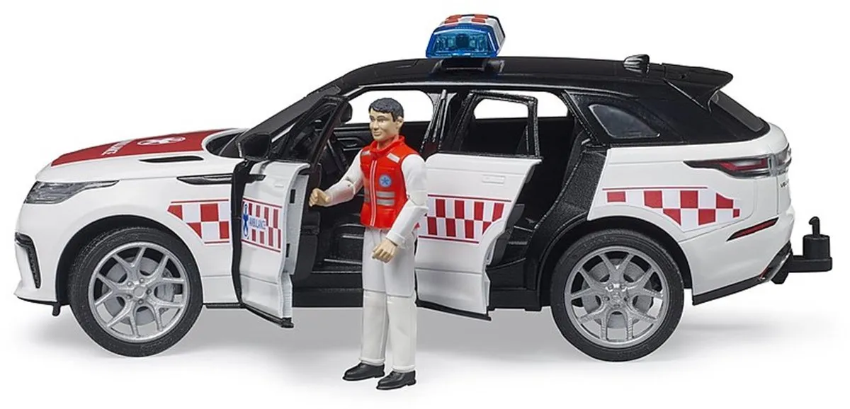 Bruder Range Rover Velar Ambulance - Zwaailicht & Geluid