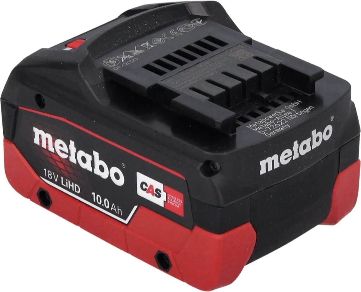 Metabo 18V Basisset 3x 10,0Ah LiHD CAS - 625549000