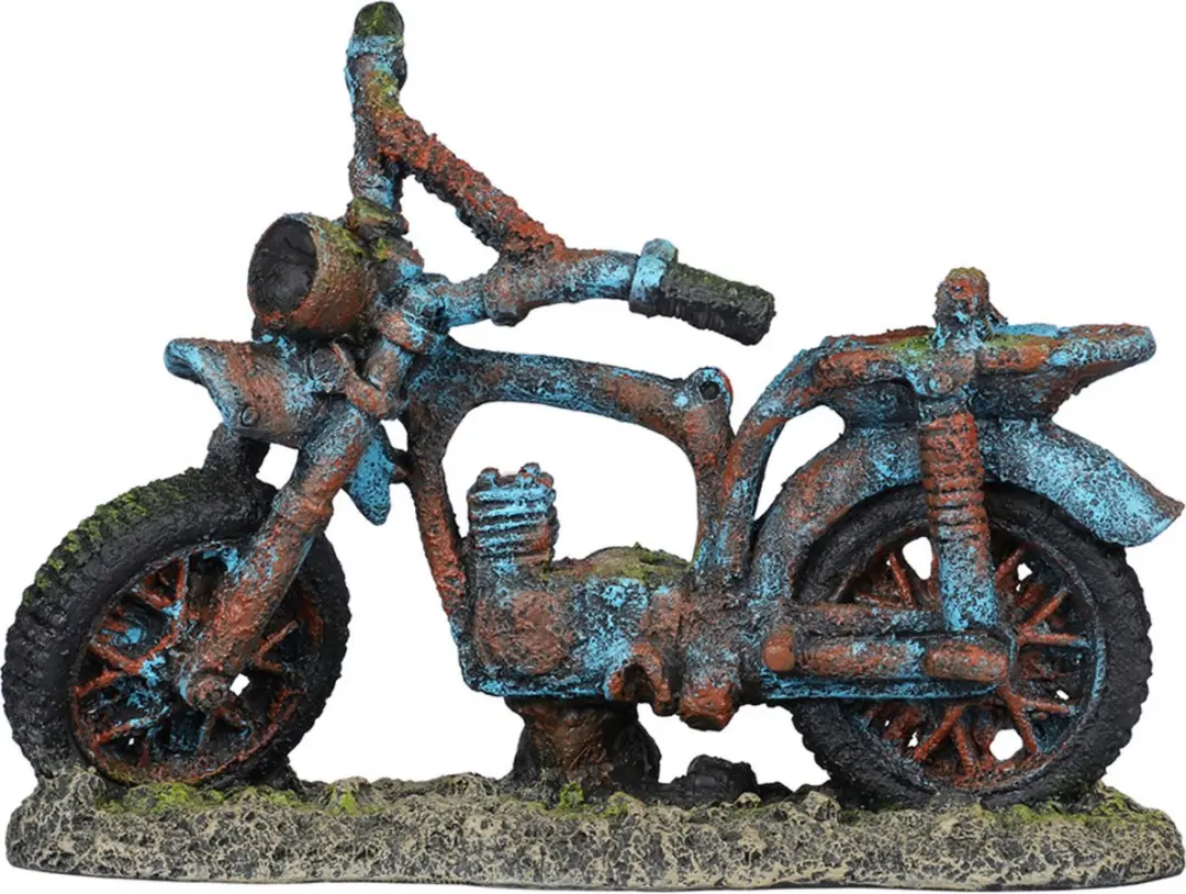 Duvo Aqua Della Crossly Moped Aquariumdecoratie 19x7x14cm
