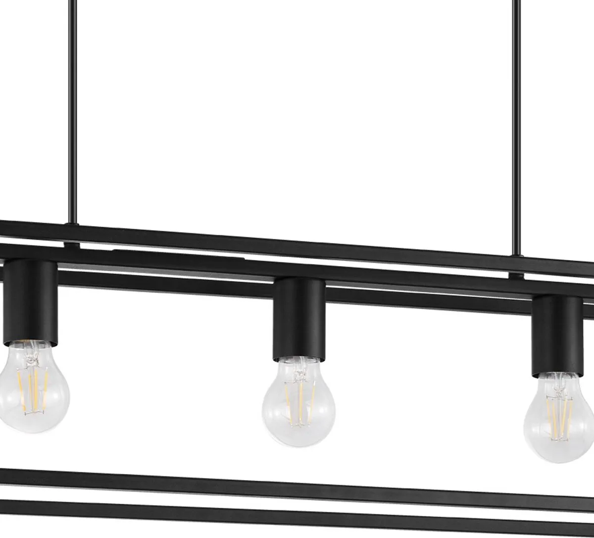 Eglo Eldrick Hanglamp E27 - 70 cm - Zwart