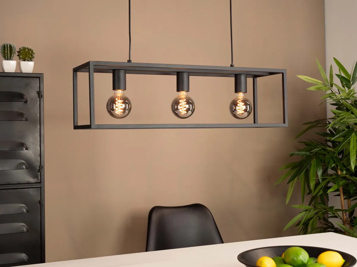 Eglo Eldrick Hanglamp E27 - 70 cm - Zwart