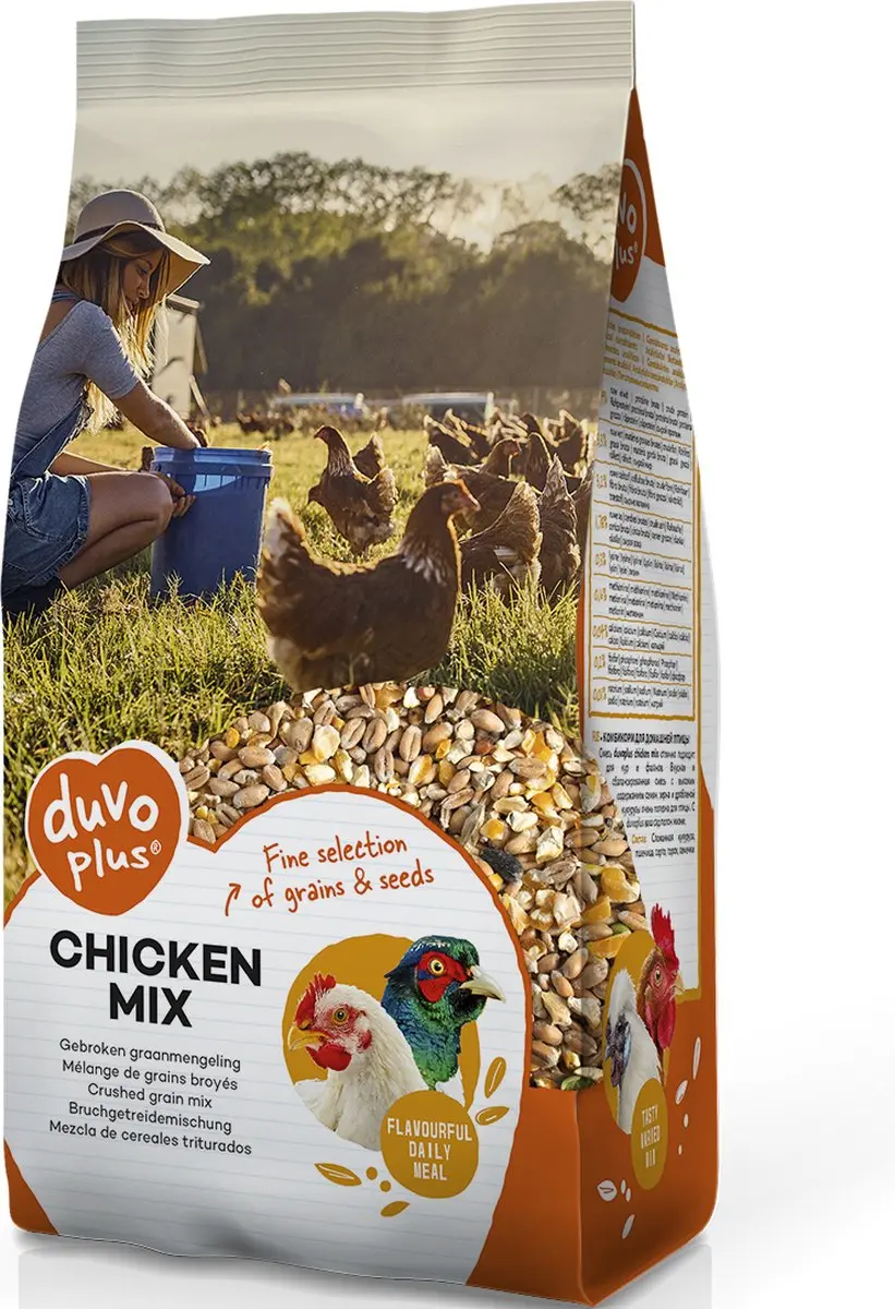 Duvo Plus Poeljen Mix Kippenvoer 4,5kg
