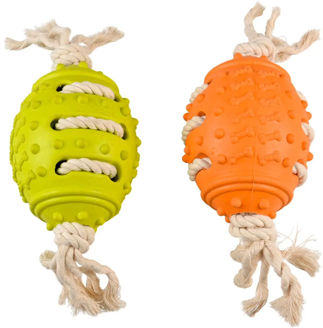 Duvo Eco Rubber Rugby Bal Bamboe/Rijst