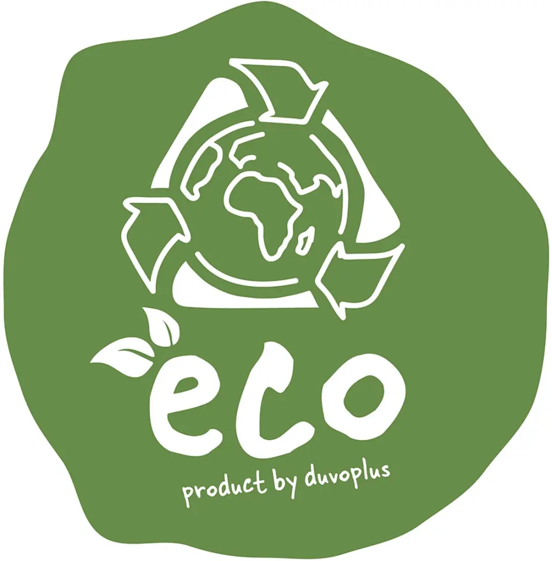 Duvo Eco Rubber Rugby Bal Bamboe/Rijst - Gemengde Kleuren