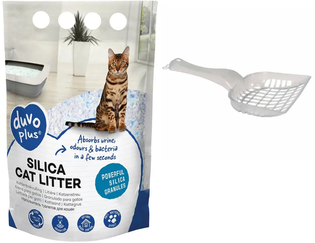 Duvo Silica Kattenbakvulling 30L