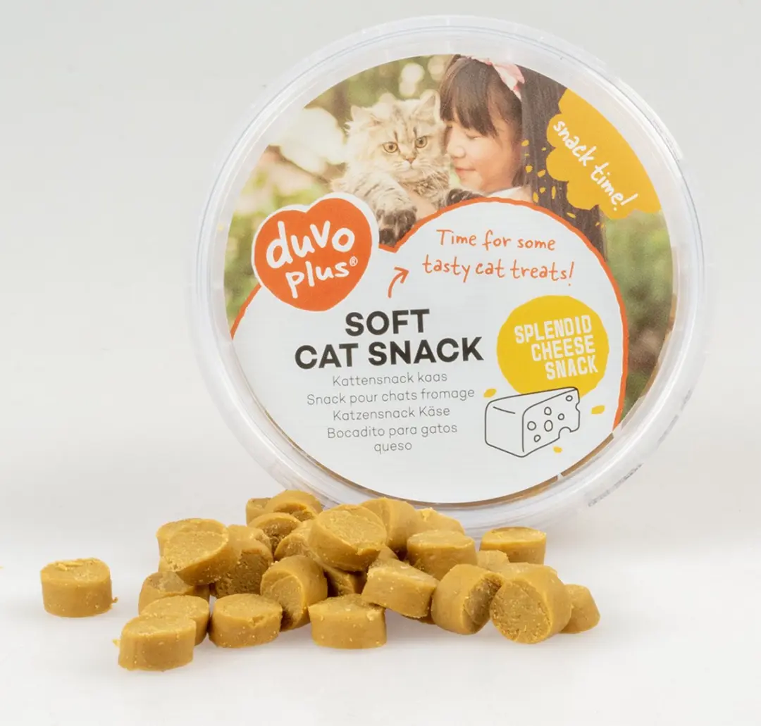 Duvo Duvoplus Zachte Kattensnack Kaas 100g
