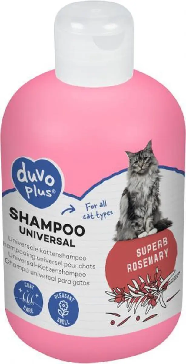 DuvoPlus Katten Shampoo Rozemarijn 250ml