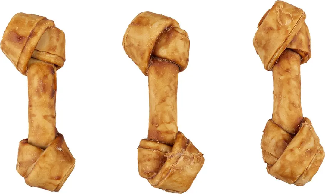 DuvoPlus Chew! Kip & Pindakaas Hondenbenen M - 8 Stuks