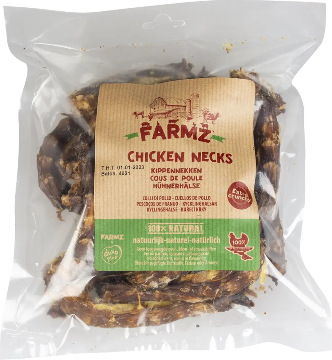 Duvo Duvoplus Farmz Kippennekken Hondensnack 250gr