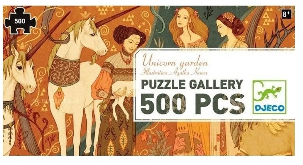 Djeco Tuin van de Eenhoorn Puzzel 500 Stuks - DJ07624